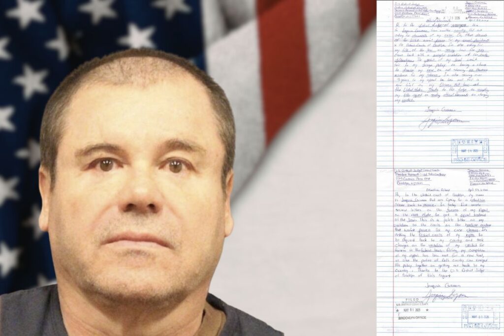 Joaquín Guzmán Loera envía undécima carta a tribunales de Nueva York