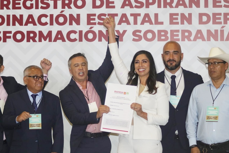 Marybel Villegas solicita licencia y registra postulación interna en Morena Quintana Roo