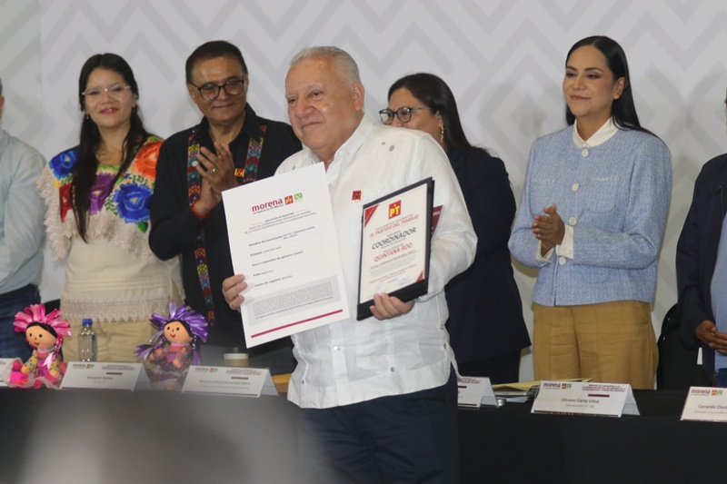 Rafael Marín inscribe candidatura interna en Morena bajo reglas de fiscalización